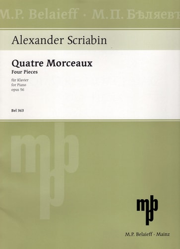 Scriabin: 4 Pieces, Op. 56