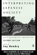 Interpreting Japanese Society