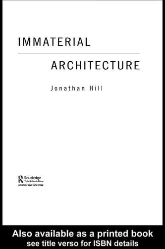 Immaterial architecture