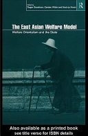 The East Asian Welfare Model