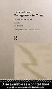 International Management in China: Cross-Cultural Issues