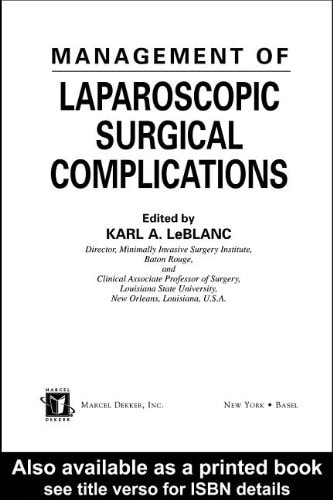 Management of Laparoscopic Surgical Complications