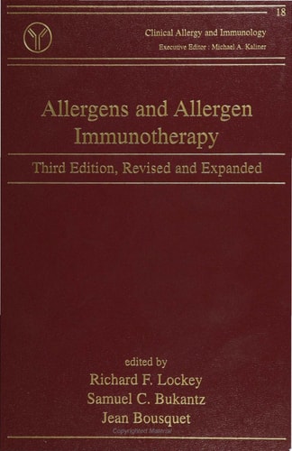 Allergens and Allergen Immunotherapy