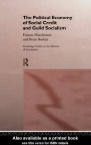 Political Economy of Social Credit and Guild Socialism