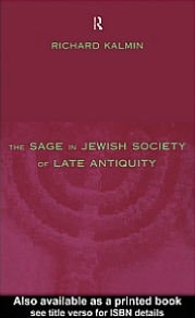 The Sage in Jewish Society of Late Antiquity