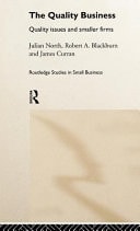 Quality Business: Quality Issues and Smaller Firms