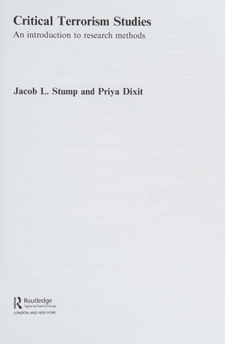 Critical terrorism studies: an introduction to research methods