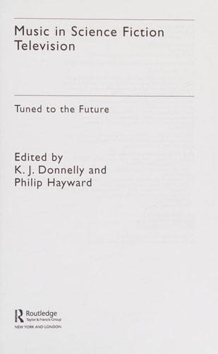 Music in Science Fiction Television: Tuned to the Future