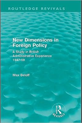 New Dimensions in Foreign Policy