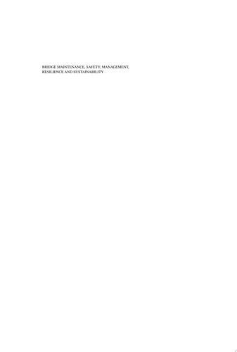 Bridge Maintenance, Safety, Management, Resilience and Sustainability: Proceedings of the Sixth International IABMAS Conference