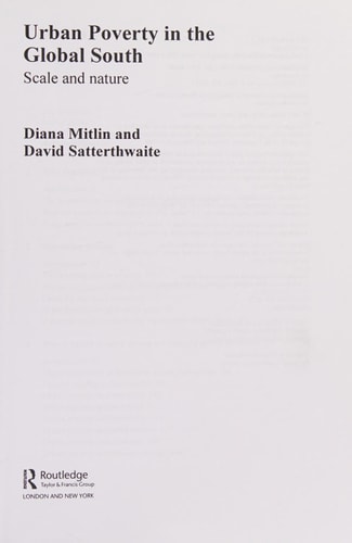 Urban Poverty in the Global South: Scale and Nature