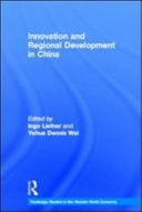Innovation and Regional Development in China