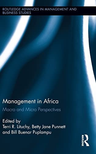 Management in Africa: Macro and Micro Perspectives