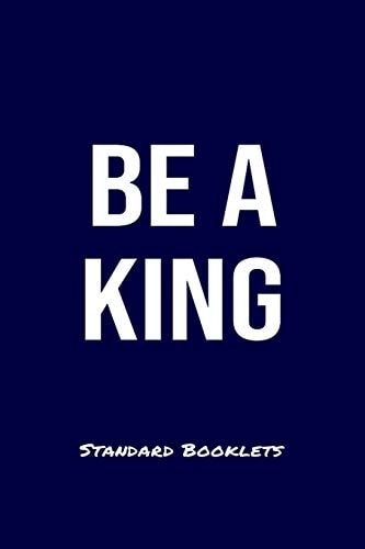 Be A King Standard Booklets: A softcover fitness tracker to record four days worth of exercise plus cardio