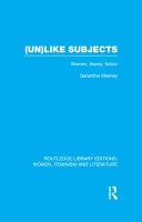 (Un)like Subjects: Women, Theory, Fiction
