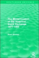 Modernization of the American Stock Exchange: 1971-1989