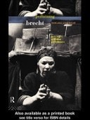 Performing Brecht: Forty Years of British Performances