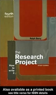 The Research Project: How to Write It
