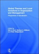 Global themes and local variations in organization and management: perspectives on glocalization