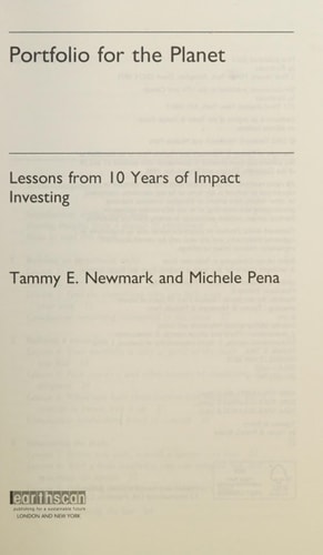 Portfolio for the Planet: Lessons from 10 Years of Impact Investing
