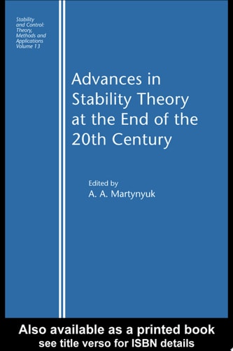 Advances in Stability Theory at the End of the 20th Century