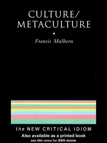 Culture/Metaculture