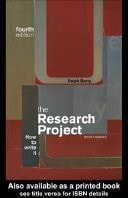 The Research Project: How to Write It
