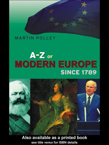 An A-Z of Modern Europe Since 1789