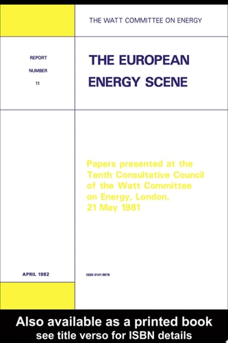 Watt Committee on Energy Publications: The European Energy