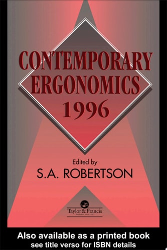 Contemporary Ergonomics 1996