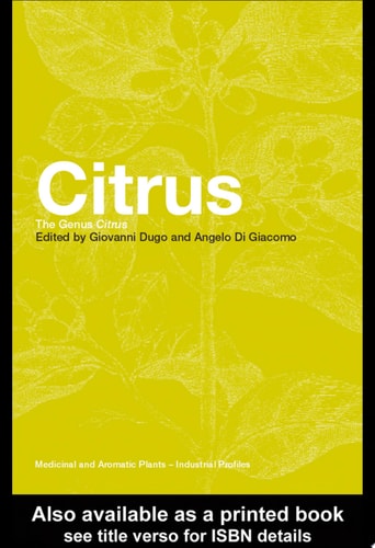 Citrus: The Genus Citrus