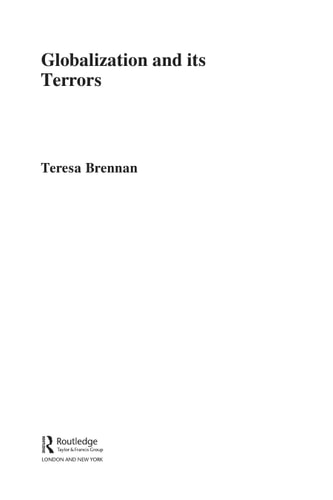 Globalization and Its Terrors