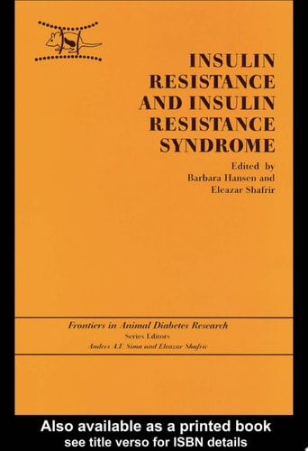 Insulin Resistance and Insulin Resistance Syndrome