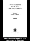 International Relations: Critical Concepts in Political Science