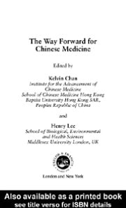 Way Forward for Chinese Medicine