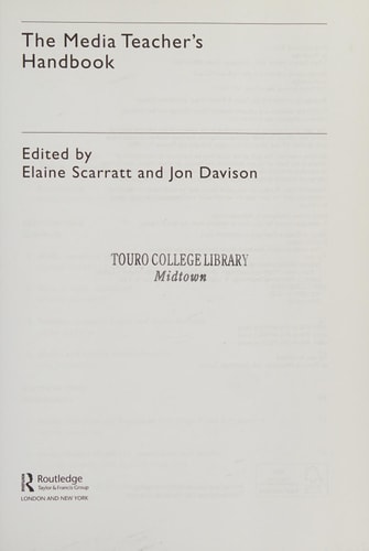 The Media Teacher's Handbook