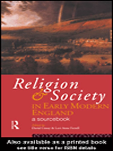 Religion and Society in Early Modern England