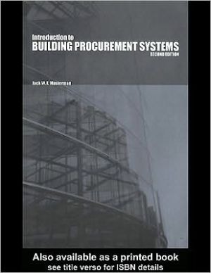Introduction to Building Procurement Systems