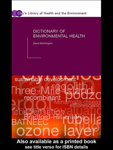 Dictionary of Environmental Health