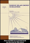 Passive Solar Energy in Buildings