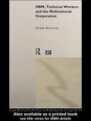 Hrm, Technical Workers and the Multinational Corporation