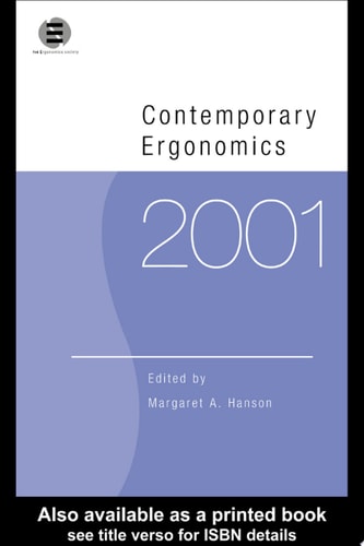 Contemporary Ergonomics 2001