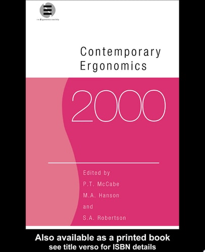Contemporary Ergonomics 2000