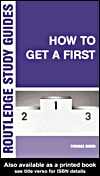 How to Get a First