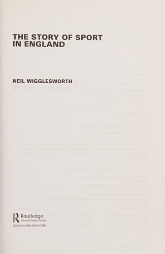 The Story of English Sport
