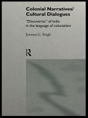 Colonial Narratives/Cultural Dialogues