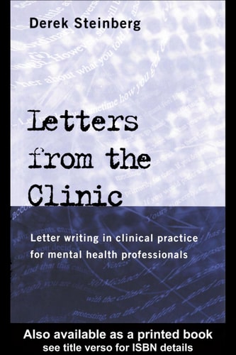 Letters from the Clinic: Letter Writing in Clinical Practice for Mental Health Professionals