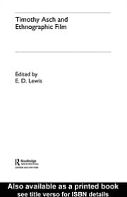 Timothy Asch and Ethnographic Film