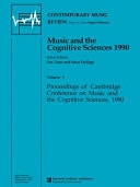 Music and the Cognitive Sciences