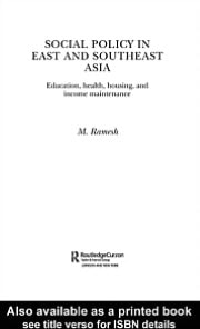 Social Policy in East and Southeast Asia